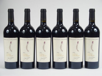 Vente aux enchères 6 BOUTEILLES CÔTE ROTIE 'LA DIVINE' J.C. COLOMBO - 2010