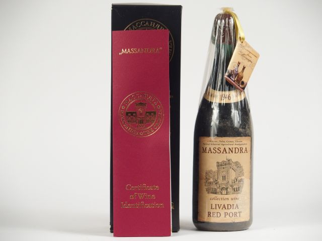 1 BOUTEILLE MASSANDRA VIN DE CRIMEE COLLECTION WINE LIVADIA RED PORT 1