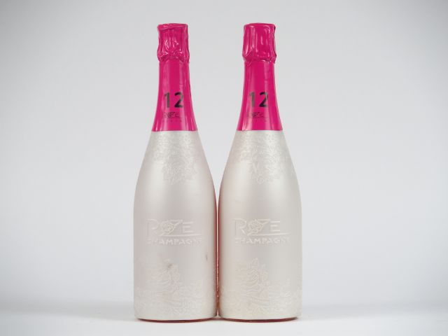 2 BOUTEILLES CHAMPAGNE ROZE N°12 VIVID ROSE