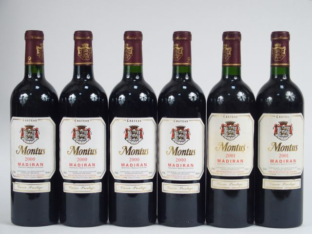 6 BOUTEILLES CHÂTEAU MONTUS 'CUVEE PRESTIGE' MADIRAN : 4 de 2000 - 2 d