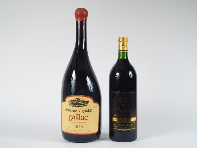 1 JEROBOAM 1994 et 1 MAGNUM 1986 DOMAINE DE GRADDE GAILLAC