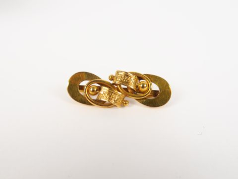 Broche 1900 en or.  4 g