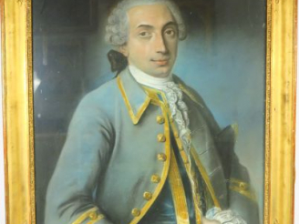 Vente aux enchères 	Ecole française fin XVIII ème – début XIX ème « Portrait de gentilhom