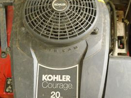 Tondeuse autoportée Kohler courage toro, 2542005 et petite remorque