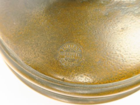 A. FALGUIERE "L'enfant vainqueur au combat de coq". Sculpture en bronz