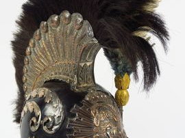 Très convoitable casque de garde du corps du Roy 1ere restauration (Ju