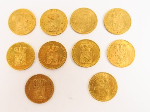 10 pièces de 10 guinées or
