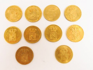 Vente aux enchères 10 pièces de 10 guinées or