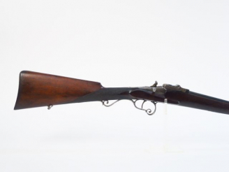 Vente aux enchères Rare et intéressante carabine Système Warnant à chien extérieur et à c
