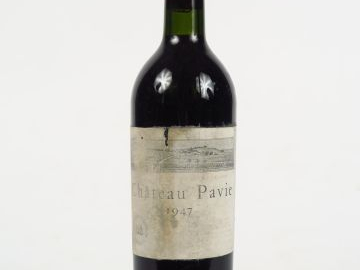 1 BOUTEILLE CHÂTEAU PAVIE 1er GCC ST EMILION - 1947 - BG+/EF/ETLD