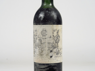 Vente aux enchères 1 BOUTEILLE CHÂTEAU LAGRANGE GCC ST JULIEN - 1957 -HEP/ETA/BS