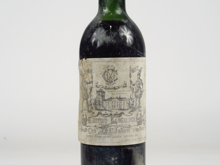 1 BOUTEILLE CHÂTEAU LAGRANGE GCC ST JULIEN - 1957 -HEP/EA/BS