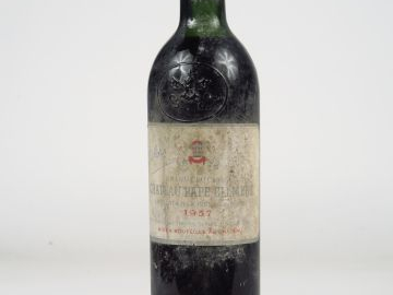 1 BOUTEILLE CHÂTEAU PAPE CLEMENT CC GRAVES - 1957 - HEP/EA/BS/CAPS TL 