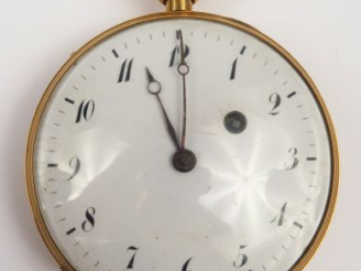 Vente aux enchères Montre de gousset XIXe en or, signée Vigniaux à Toulouse. Poids tel : 