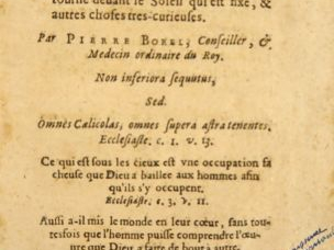 Vente aux enchères BOREL (Pierre). Discours nouveau prouvant la pluralité des Mondes, que