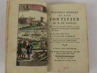DU FAY (Abbé) et DE CAMBRAY (Chevalier). Véritable manière de fortifie