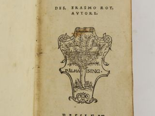 ERASME. Colloquiorum familiarum opus. Bâle, Mich. Ising 1550. in-12 al