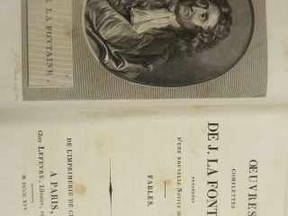 LA FONTAINE. Œuvres complètes, précédées d'une notice sur sa vie. Pari