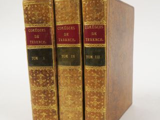 Vente aux enchères TÉRENCE. Les Comédies. Avec la traduction et les remarques de Madame D
