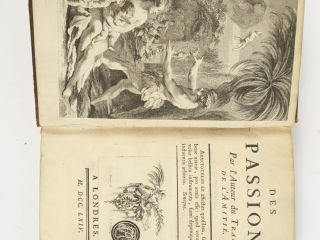 Vente aux enchères [THIROUX D'HARCONVILLE]. Des Passions par l'auteur du Traité de l'Amit