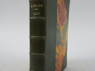 Vente aux enchères FRANCE (Anatole). Clio. Paris, Calmann Levy 1900. in-8. 1/2 chagr. jan