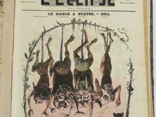 GILL (André). L'ECLIPSE. Directeur : F. Polo. Paris, aux Bureaux de la