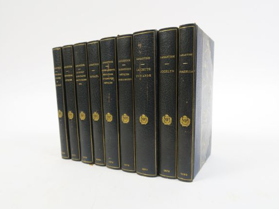 LAMARTINE. Œuvres poétiques et romans. Paris, Furne, Jouvet et Hachett