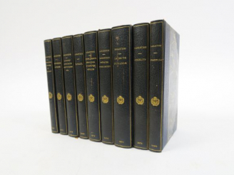 Vente aux enchères LAMARTINE. Œuvres poétiques et romans. Paris, Furne, Jouvet et Hachett