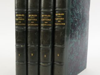 Vente aux enchères MICHAUD (Louis). Histoire des  croisades. Paris, Louis Vivès 1853. 4 v