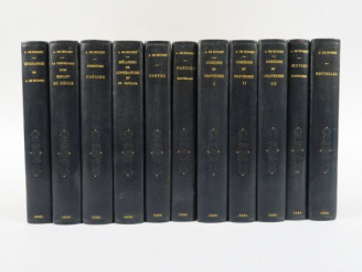 Vente aux enchères MUSSET (Alfred de). Œuvres complètes. Paris, Charpentier 1884. 11 vol.