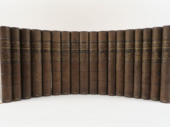 SHAKESPEARE (William). Œuvres complètes. François-Victor HUGO traducte