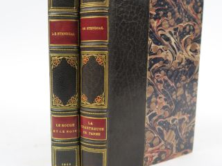 STENDHAL (HENRI BEYLE). Le Rouge et le Noir. Chronique du XIXe s. Pari