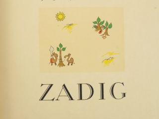 VOLTAIRE. Zadig. Illustrations de Roger MAUGE. Chamonix, chez Jean Lan