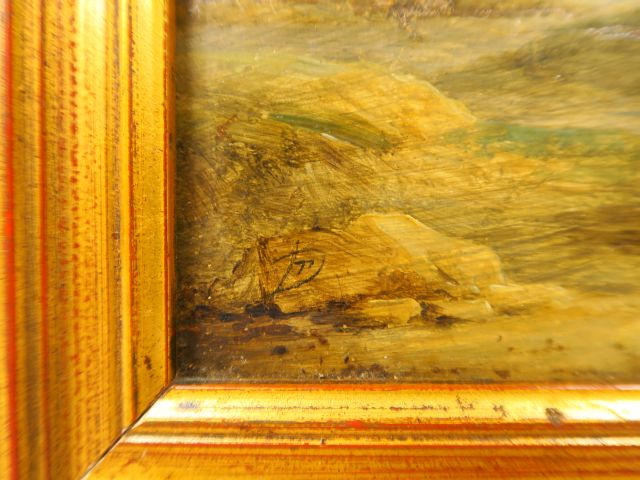 Ecole du Nord XVIIIème "Paysages animés" Paire d'huiles sur panneau (r