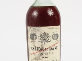 1 BOUTEILLE CHÂTEAU RAYNE VIGNEAU 1er CC SAUTERNES - 1924 - MEP/ELS