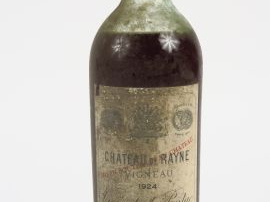 1 BOUTEILLE CHÂTEAU RAYNE VIGNEAU 1er CC SAUTERNES - 1924 - BEP/ES/CAP