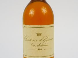 1 BOUTEILLE CHÂTEAU D'YQUEM 1er CCS SAUTERNES - 1985 - BG/CAPS TLA
