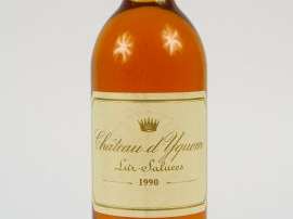 1 BOUTEILLE CHÂTEAU D'YQUEM 1er CCS SAUTERNES - 1990