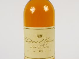Vente aux enchères 1 BOUTEILLE CHÂTEAU D'YQUEM 1er CCS SAUTERNES - 1999