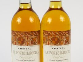 Vente aux enchères 2 BOUTEILLES CHÂTEAU LE PORTAIL ROUGE LOUPIAC - 2000