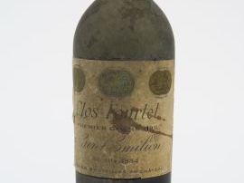 Vente aux enchères 1 BOUTEILLE CLOS FOURTET 1er GCC ST EMILION - 1934 - BEP-VIDANGE/ES/EA