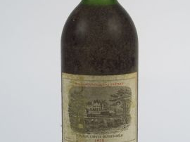 1 BOUTEILLE CHÂTEAU LAFITE ROTHSCHILD 1er GCC PAUILLAC - 1970 - LB/BLS