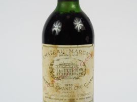 Vente aux enchères 1 BOUTEILLE CHÂTEAU MARGAUX 1er GCC MARGAUX - 1970 - HEP/ET