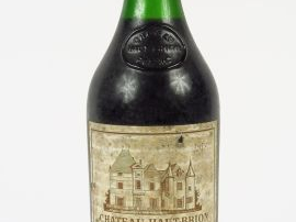 1 BOUTEILLE CHÂTEAU HAUT BRION 1er GCC GRAVES - 1972 - 4 cm/EF/ELA