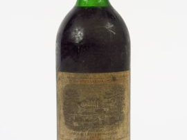 Vente aux enchères 1 BOUTEILLE CHÂTEAU LAFITE ROTHSCHILD 1er GCC PAUILLAC - 1974 - BG/ES