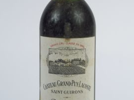 Vente aux enchères 1 BOUTEILLE CHATEAU GRAND PUY LACOSTE GCC PAUILLAC - 1982 - LB-HEP