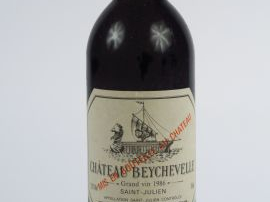 1 BOUTEILLE CHÂTEAU BEYCHEVELLE GCC ST JULIEN - 1986
