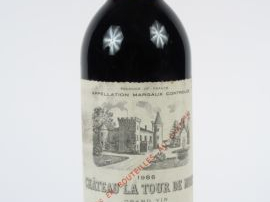 Vente aux enchères 1 BOUTEILLE CHÂTEAU LA TOUR DE MONS CB MARGAUX - 1986 - BG