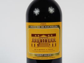 Vente aux enchères 1 MAGNUM CROIX DE BEAUCAILLOU ST JULIEN - 2005