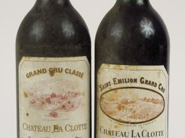 2 BOUTEILLES CHÂTEAU LA CLOTTE GCC ST EMILION - 1989/1993 - ELT/BS